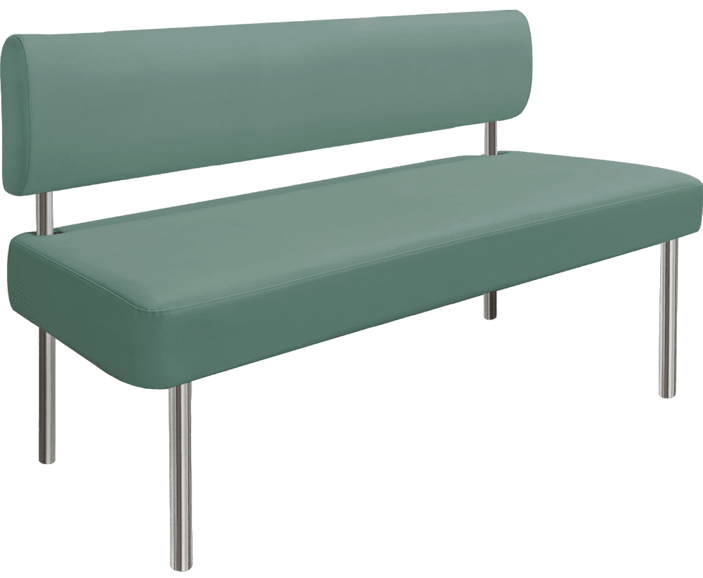 Трехместный диван для ожидания М117-083 Техсервис со спинкой